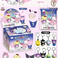 Yitaqi 32 chiếc Móc khóa đèn ngủ Kuromi Bộ sưu tập PVC trẻ em