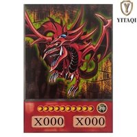 Yitaqi Anime Phong Cách Thẻ Mắt Xanh Obelisk Slifer Ra Yu-Gi-Oh Dark Magician 100 Chiếc Đồ Chơi Trẻ Em Cổ Điển Proxy DIY Thẻ