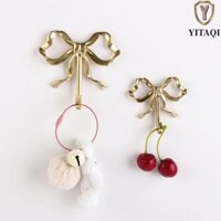 Yitaqi Bow Shape Móc treo tường bằng đồng thau hiện đại