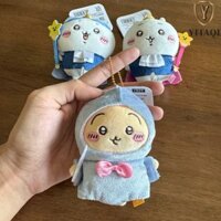 Yitaqi Chiikawa Xe Móc Khóa Anime Ngoại Vi Túi Mặt Dây Chuyền Treo Phụ Kiện