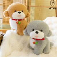 Yitaqi Chuông Đỏ Chó Con Búp Bê Ngồi Sáng Tạo Trang Trí Nhà