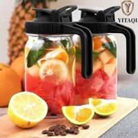 Yitaqi Đồ uống Mason Jar Nắp chống rò rỉ Nước ép bền