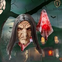 Yitaqi Halloween Witch Head Cover Elastic Band Performance Đạo cụ dành cho người lớn