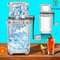 Yitaqi Máy Nghiền Đá Cầm Tay Mài Đông Lạnh Đồ Uống Slushies Sinh Tố Tay Quay Nhà DIY Trong Suốt