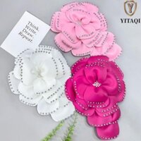 Yitaqi Quần Áo Miếng Dán Ngực Hoa DIY Nữ