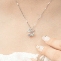 YiYi Jewelry Dây chuyền đá Moissanite mặt Cherry