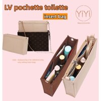 【YiYi】lót túi LV pochette toilette 19/26 chia ngăn túi (Giữ chặt hình dạng túi xách, cải thiện không gian thu nạp túi xách)