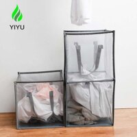 YIYU 1 Giỏ Lưới Đựng Đồ Giặt Gấp Gọn Được