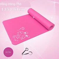 ♙▼Yiyu dày 15mm, kéo dài và rộng 185X80cm, 61cm thảm tập yoga dành cho phụ nữ hạng hai