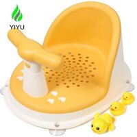 YIYU Ghế tắm cho trẻ sơ sinh, Ghế tắm trẻ em chống trượt di động, Tựa lưng an toàn Tay vịn thoải mái Ghế tắm cho bé Đồ tạo tác