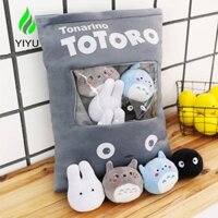 Yiyu Totoro Pudding Đồ chơi sang trọng 8 quả bóng Búp bê Kawaii Đồ trang trí ngày lễ