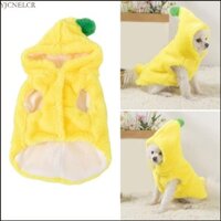 Yjcnelcr Chó Chuối Trang Phục Cho Thú Cưng Chó Mèo Sinh Nhật Trang Phục Cho Bichon Mèo Chó Cosplay Quần Áo Lễ Hội Pullov