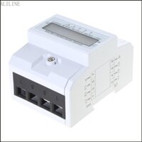 YJCNELCR Máy đo điện  3 pha 4 dây Đồng hồ đo năng lượng DIN Rail 3x 220V 380V 5 100A