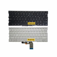 YJX US cho XIAOMI MI air 13.3 161301 -01 TM1704 TM1703 TM1613R TM1604 Bàn phím laptop có đèn nền 9Z.ND7BW.601 Tiếng Anh Mỹ