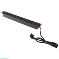 Yml3 250V 10A 2500W 8 ổ cắm Bộ chuyển đổi ổ cắm 1U PDU Power Strip Surge Protector