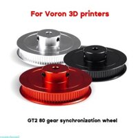 Yml3 80 Răng Ròng Rọc Bánh Xe Đồng Bộ Nhôm Cho Chiều Rộng 6 Mm Đai 3D Máy In Một Phần