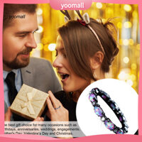 Yo / Mô Phỏng Opal Trang Sức Nữ Nhẫn Vintage Hình Bầu Dục Kim Cương Giả Nữ Nhẫn Đồng Mạ Điện Sang Trọng Làm Quà Tặng Sinh Nhật Và Giao Hưởng Phong Cách Đông Nam Á