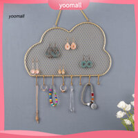 Yo / Vòng Cổ Tổ Chức Lưới Kim Loại Hình Đám Mây Móc Treo Tiện Lợi Bông Tai Vòng Tay Giá Đỡ Bảo Quản Cho Cửa Hàng Bán Lẻ