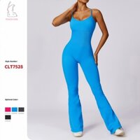 Yoga Khỏa Thân Skinny Body YOGA Mặc Nữ Thường Ngày Sừng Body Nhanh Khô Thể Dục Thể Thao Body 7528