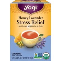 [Yogi Tea Honey Lavender Stress Relief] Trà Hữu Cơ Giúp Thư Giãn, Giảm Căng Thẳng