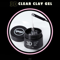 Yogo Mayo - Gel nặn 3D trong suốt Embo 3D Clear Clay Gel 15g Không bị dính tay cao cấp Hàn quốc