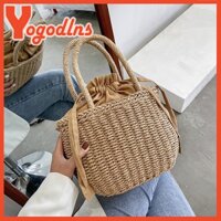 Yogodlns Túi Rơm Cho Nữ Mùa Hè Mây Dệt Đi Biển Totes Du Lịch Bohemia Bali Túi Xách