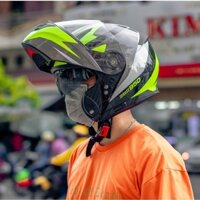 [YOHE CHÍNH HÃNG] Mũ bảo hiểm Fullface Lật hàm 2 kính Yohe 950 - Bảo hành 5 năm - SPID
