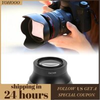 Yohooo Máy ảnh kim loại góc rộng góc tương thích cao với macro để chụp ảnh chân dung 49mm