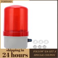 Yohooo Warning Light Red Rotary Lamp High Brightness Adjustable  Alarm Flashing 220V 2W emergency light