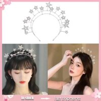Yoi Ngôi Sao Tiaras Đầu Cô Dâu Tiaras Cho Đám Cưới Tiaras Kim Cương Giả Ngôi Sao Băng Đô