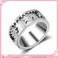 Yoi Nhẫn Inox Spinner Nhẫn Nữ Người Đàn Ông Gear Cho Celtic Nhẫn Giảm Căng Thẳng Giảm Lo Âu