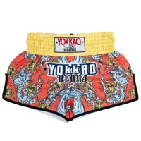 [YOKKAO] Quần short Muay Thái Lan Quần short chiến đấu chuyên nghiệp Lotus Quần short chiến đấu Thái Lan Quần short đào tạo cao eo Quần short tập thể dục cho trẻ em Người lớn Thời trang Boxing Quần thể thao cho nam và nữ