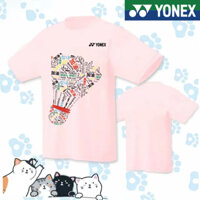 Yonex Bộ Quần Áo Chơi Cầu Lông Ngắn Tay Nhanh Khô Phiên Bản Vô Địch Anh Quốc Cho Nam Và Nữ