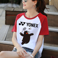 Yonex Cầu Lông Áo Sơ Mi Thể Thao Nam Nữ Cầu Lông Quần Áo Lưới Nhanh Khô Thi Đấu Cặp Đôi Mặc Thể Thao Tay Ngắn Top