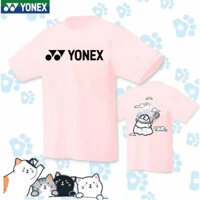 Yonex Cầu Lông Mới Văn Hóa Áo Sơ Mi Nam Nữ Thoáng Mát Mồ Hôi Tay Ngắn Bóng Bàn Thi Tập Luyện Thể Thao Top Nhóm Mua Bộ Dụng Cụ Đội