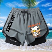 Yonex Fun In Hình Quần Short Cầu Lông Nam Nữ Thoáng Khí, Nhẹ Giả Hai Mảnh Tập Luyện Và Thi Đấu Quần Short Nhóm Mua Đồng Nhất