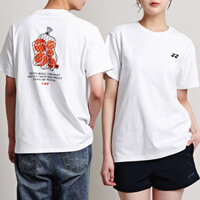 Yonex Mềm Cao Cấp Mới Quần Áo Tennis Nam Nữ Cùng Thoáng Khí Thể Thao Ngắn Tay 100% Cotton Áo Thun 304