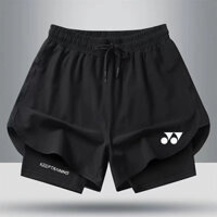 Yonex Quần Short Thể Thao Cầu Lông Hai Lớp Thoáng Khí Nhanh Khô Chống Lộ Hàng Cho Nam Và Nữ