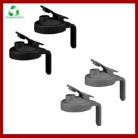 [Yongbaoyvq.vn] 2 Gói Nắp Lật Miệng Rộng Mason Jar Nắp Cho Mason Jar Thiết Kế Nắp Lật Kín Hơi Có Tay Cầm, Nắp Chống Rò Rỉ