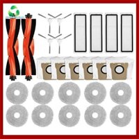 [Yongbaoyvq.vn] Dành cho Robot hút bụi Xiaomi X10 + / X20 + / X20 Plus Robot hút bụi Bàn chải bên chính Bộ lọc Hepa Phụ kiện vải lau nhà