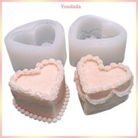 Yoo Trái Tim Bánh Sinh Nhật Khuôn Silicon Fondant Khuôn DIY Bánh Nhựa Đồ Trang Trí Khuôn