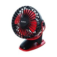 YOOBAO- Quạt Tích Điện Mini Desktop Clip Fan F04 ( Màu đỏ)