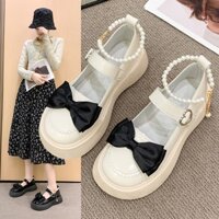 YOSBOGR Giày Búp Bê Da Phong Cách Lolita Xinh Xắn 09Z23022403