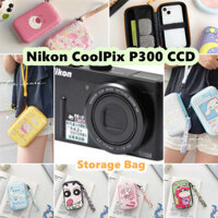 [Yoshida] Dành Cho Nikon CoolPix P300 CCD Túi Bảo Quản Máy Ảnh Kích Thước 10x16.2cm Hoạt Hình Đơn Giản Với Túi Chống Thấm Nước Chống Rơi Túi Máy Ảnh