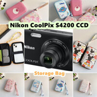 [Yoshida] Dành Cho Nikon CoolPix S4200 CCD Túi Bảo Quản Máy Ảnh Kích Thước 10x16.2cm Hoạt Hình Đơn Giản Với Túi Chống Thấm Nước Chống Rơi Túi Máy Ảnh