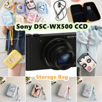 [Yoshida] Dành Cho Sony DSC-WX500 CCD Túi Bảo Quản Camera Kích Thước 10x16.2cm Hoạt Hình Đơn Giản Có Túi Chống Thấm Nước Chống Rơi Túi Máy Ảnh