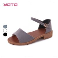 YOTO Mùa Hè Phẳng Giày Nêm Marikina Sandal Cho Phụ Nữ