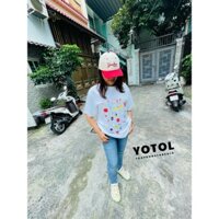[YOTOL] ÁO THUN COTTON THIẾT KẾ LOGO SHOP THỜI TRANG