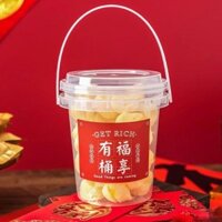Youfu Tongxiang Puffs Thùng Nhựa Tráng Miệng Hộp Đóng Gói Đồ Ăn Nhẹ Hộp Đóng Gói Bánh Quy Thùng Bánh Quy Giấy Dán Hộp Th