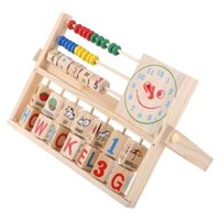 Youn Mini Portable Abacus Learning Stand để chơi Đếm Nhận Thức Bàn Boa